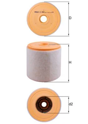 Oro filtras MAHLE LX 4959