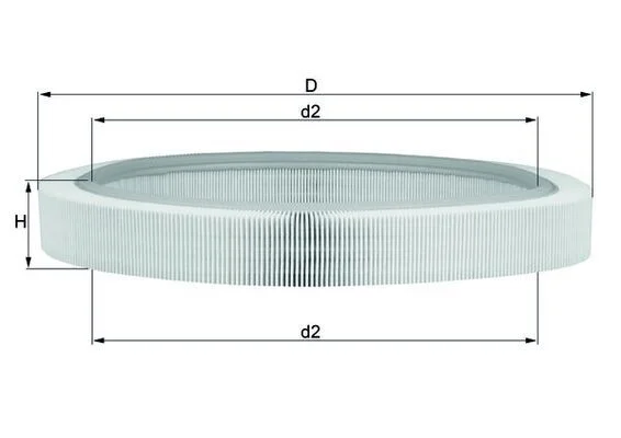 Oro filtras MAHLE LX61