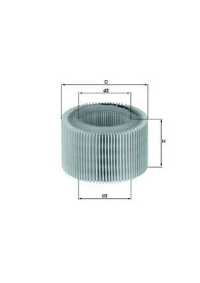 Oro filtras MAHLE LX 718
