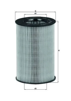 Oro filtras mahle LX 813