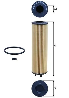 Oil Filter MAHLE OX 1340D