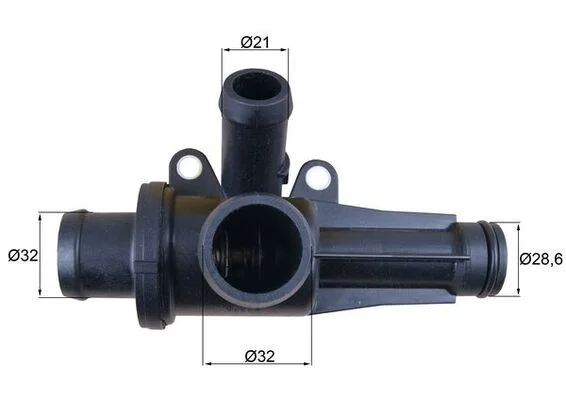 Termostatas, aušinimo skystis MAHLE TH4587
