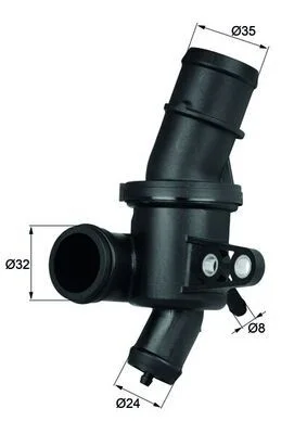 Termostatas, aušinimo skystis MAHLE TH480