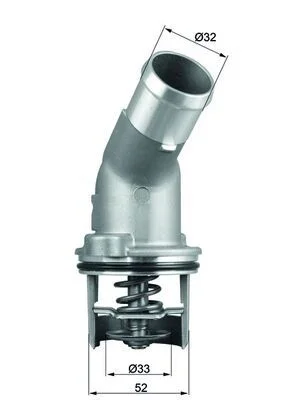 Termostat chladenia MAHLE TI 205 92 D