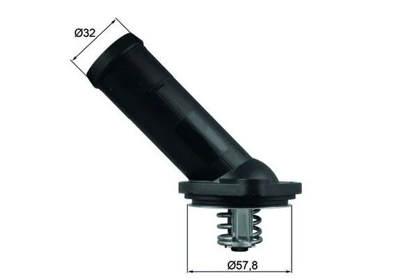 Thermostat, coolant MAHLE TI 225 92D