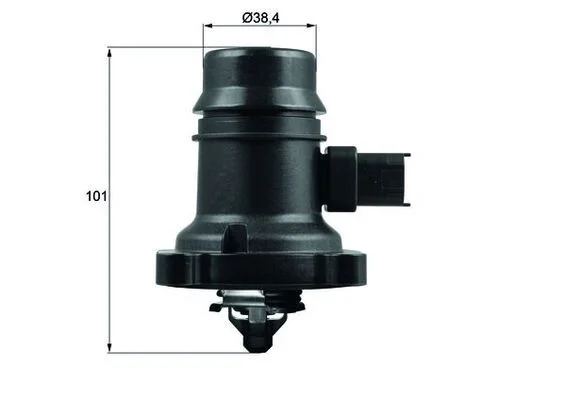 Termostatas, aušinimo skystis MAHLE TM 37 103