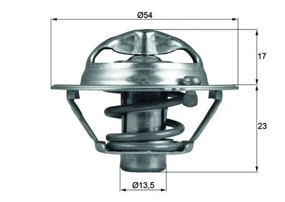 Termostatas, aušinimo skystis MAHLE TX11882D
