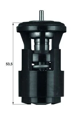 Termostatas, aušinimo skystis MAHLE TX4187D