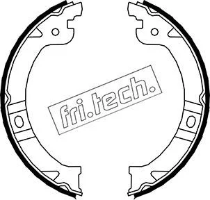 Brake Shoe Set, parking brake fri.tech. 1023.002