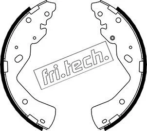 Stabdžių trinkelių komplektas fri.tech. 1040.157