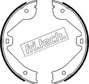 Sada brzdových čeľustí, parkovacia brzda fri.tech. 1052.131