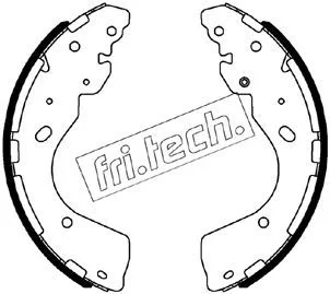 Stabdžių trinkelių komplektas fri.tech. 1067.203
