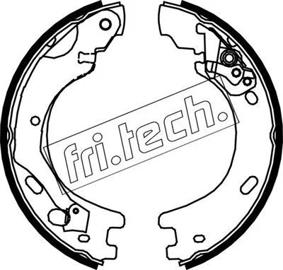 Sada brzdových čeľustí, parkovacia brzda fri.tech. 1092.313