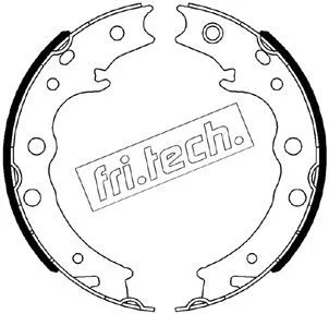 Brake Shoe Set, parking brake fri.tech. 1110.344
