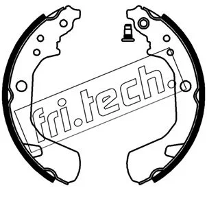 Stabdžių trinkelių komplektas fri.tech. 1253.770