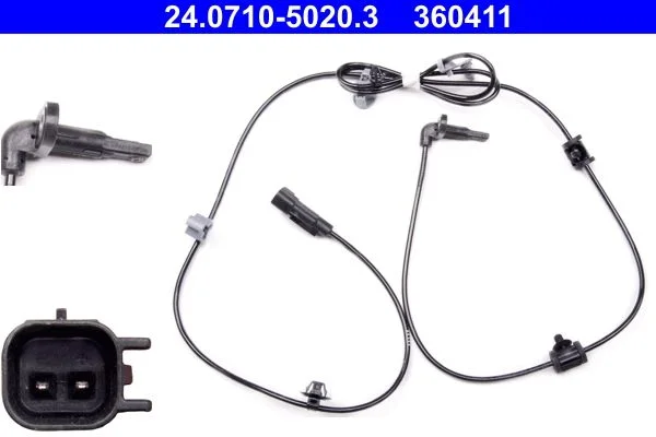 Sensor, wheel speed ATE 24.0710-5020.3