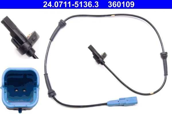 Sensor, wheel speed ATE 24.0711-5136.3