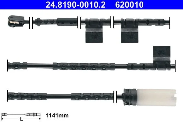 Warning Contact, brake pad wear ATE 24.8190-0010.2