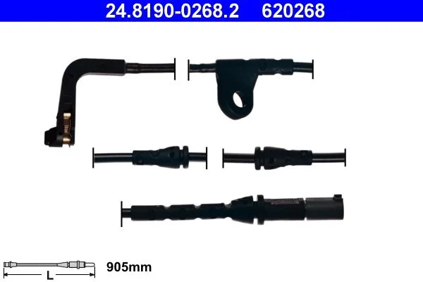 Warning Contact, brake pad wear ATE 24.8190-0268.2