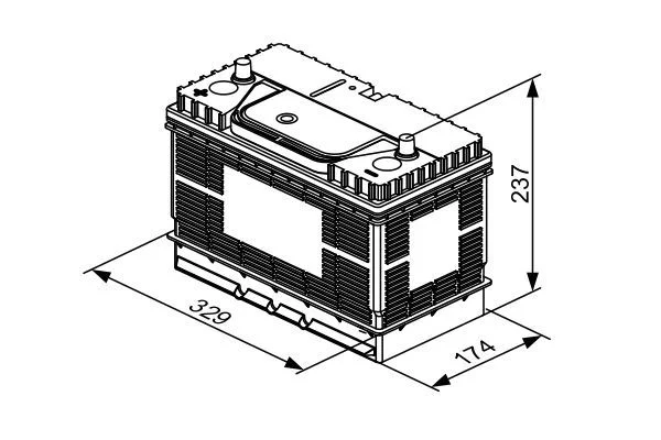 Štartovacia batéria BOSCH 0 092 T30 500