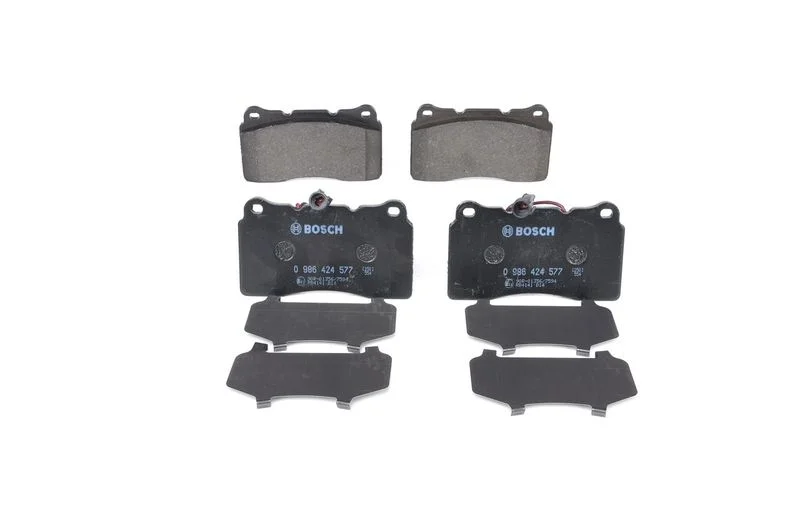 Sada brzdových platničiek, kotúčová brzda BOSCH 0 986 424 577