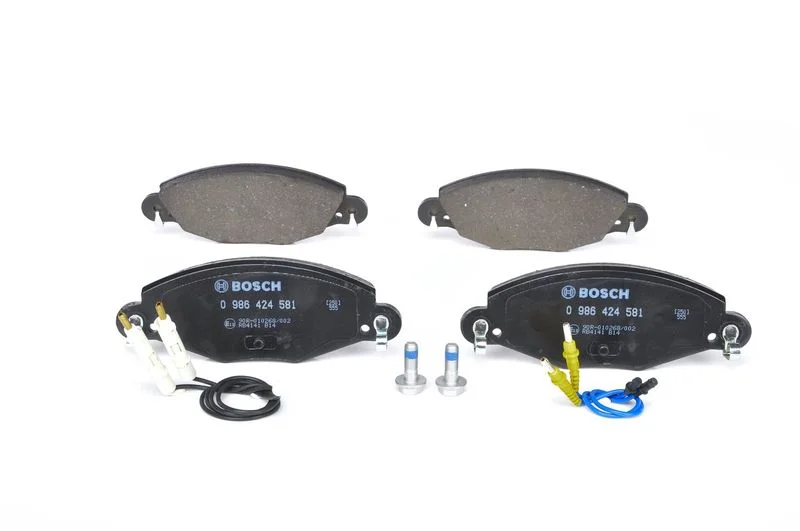 Sada brzdových platničiek, kotúčová brzda BOSCH 0 986 424 581
