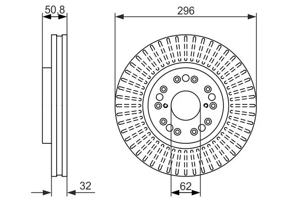 Brake Disc BOSCH 0 986 479 485