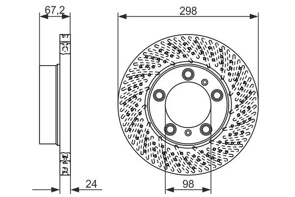 Brake Disc BOSCH 0 986 479 675