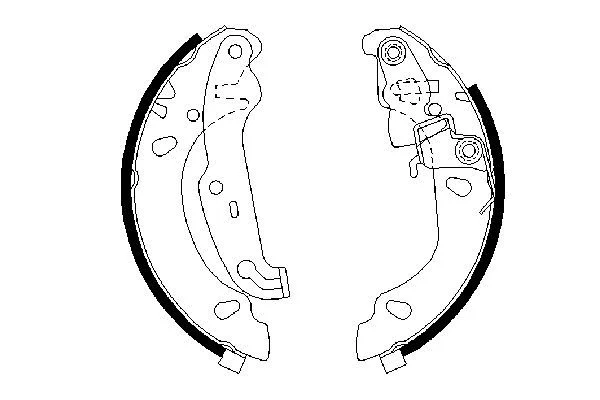 Brake Shoe Set BOSCH 0 986 487 624