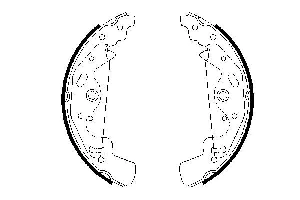 Brake Shoe Set BOSCH 0986487643