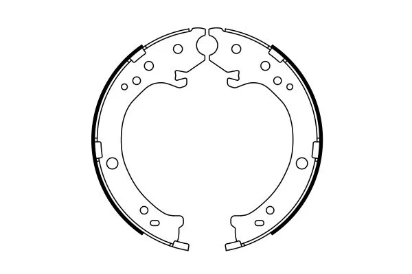 Brake Shoe Set, parking brake BOSCH 0 986 487 765
