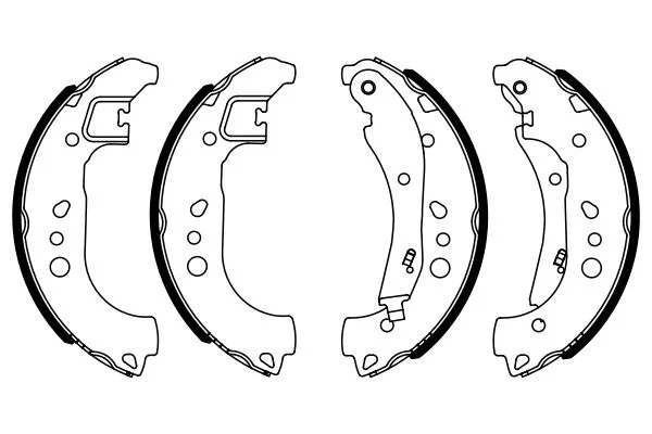 Brake Shoe Set BOSCH 0 986 487 959
