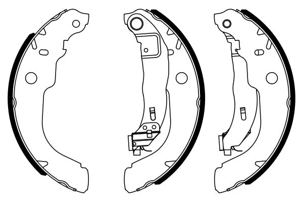 Brake Shoe Set BOSCH 0986487960