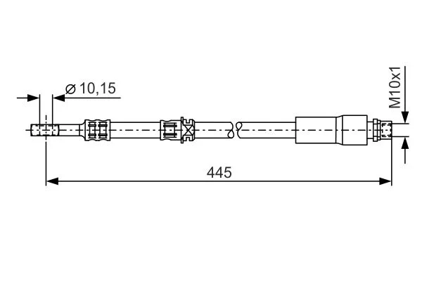 Brake Hose BOSCH 1 987 476 455