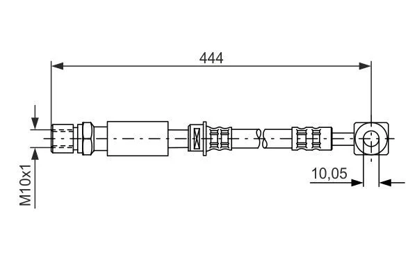 Brake Hose BOSCH 1 987 476 975