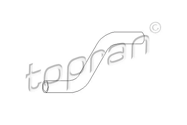 Radiator Hose TOPRAN 102 713