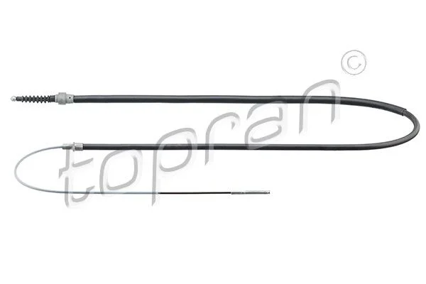 Cable Pull, parking brake TOPRAN 102 834