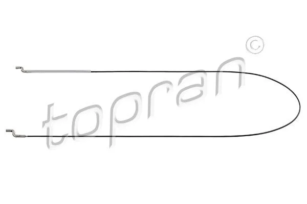Cable Pull, seat back adjustment TOPRAN 102 923