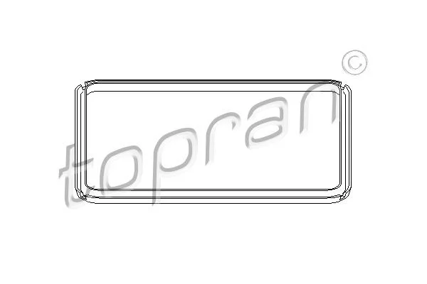 Gasket, oil sump (automatic transmission) TOPRAN 108 756