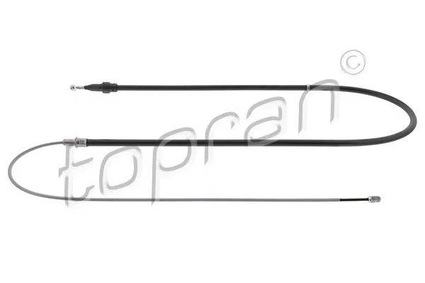 Cable Pull, parking brake TOPRAN 112 147