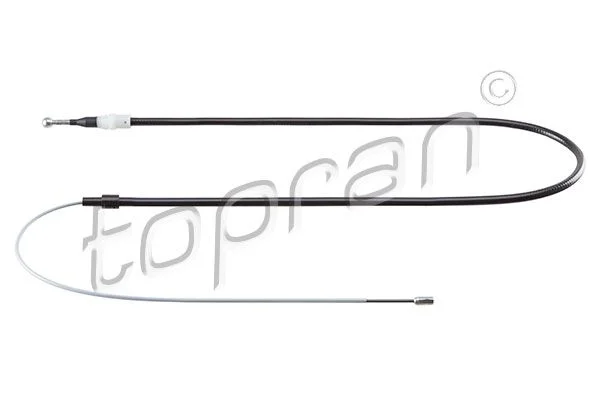 Cable Pull, parking brake TOPRAN 114 453
