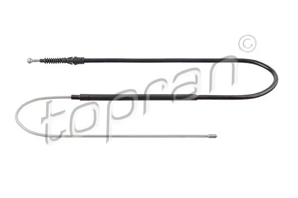 Cable Pull, parking brake TOPRAN 114 848