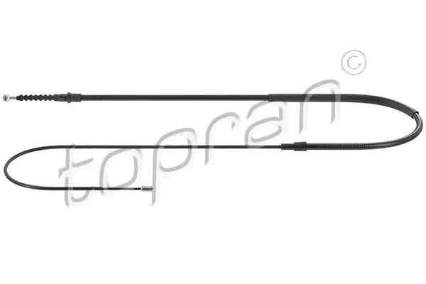 Cable Pull, parking brake TOPRAN 115 122