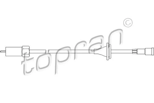 Speedometer Cable TOPRAN 202 220