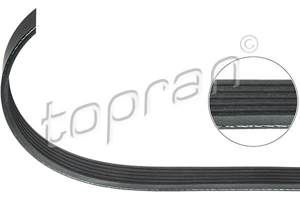 V-ribbed Belt TOPRAN 202 333