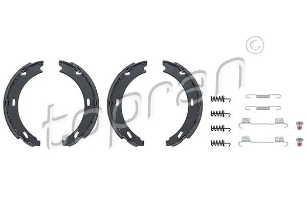 Brake Shoe Set, parking brake TOPRAN 401 025