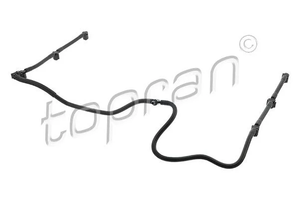 Hose, fuel overflow TOPRAN 410 254