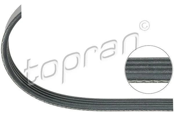Rebrovaný klinový remeň TOPRAN 500 683