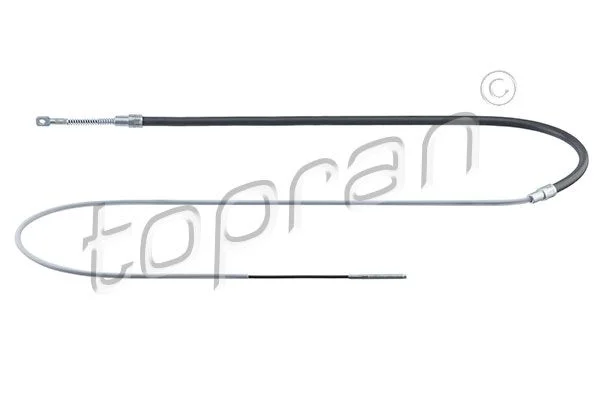 Cable Pull, parking brake TOPRAN 501 093