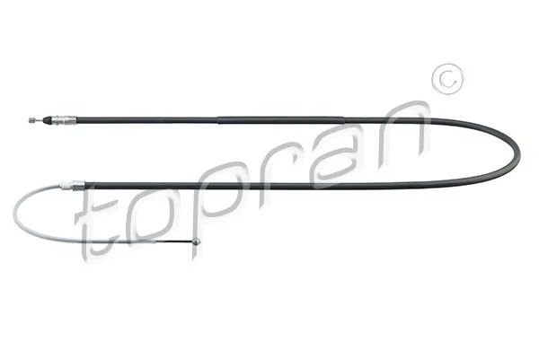 Cable Pull, parking brake TOPRAN 501 719